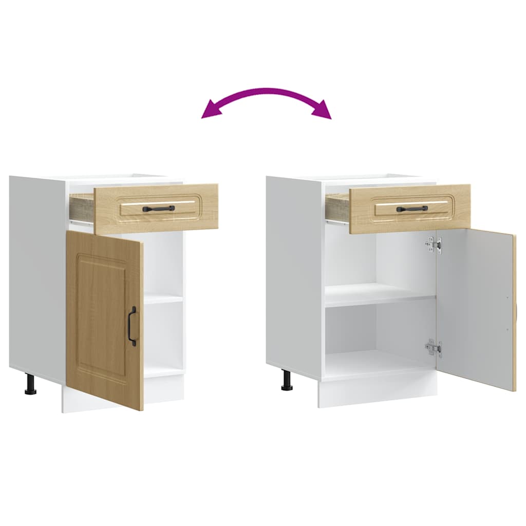 Küchenunterschrank Kalmar Sonoma-Eiche Holzwerkstoff - Premium Küchenschränke - Just €110.13! Shop now at homesales4u