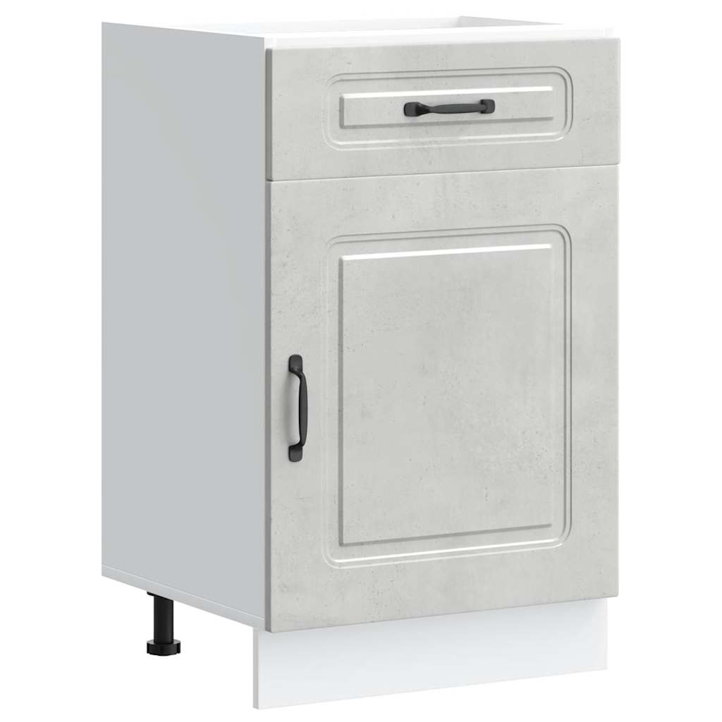 Küchenunterschrank Kalmar Betongrau Holzwerkstoff - Premium Küchenschränke - Just €109.81! Shop now at homesales4u