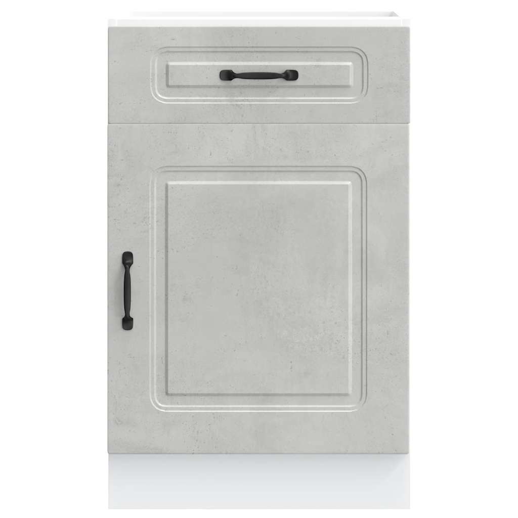 Küchenunterschrank Kalmar Betongrau Holzwerkstoff - Premium Küchenschränke - Just €109.81! Shop now at homesales4u