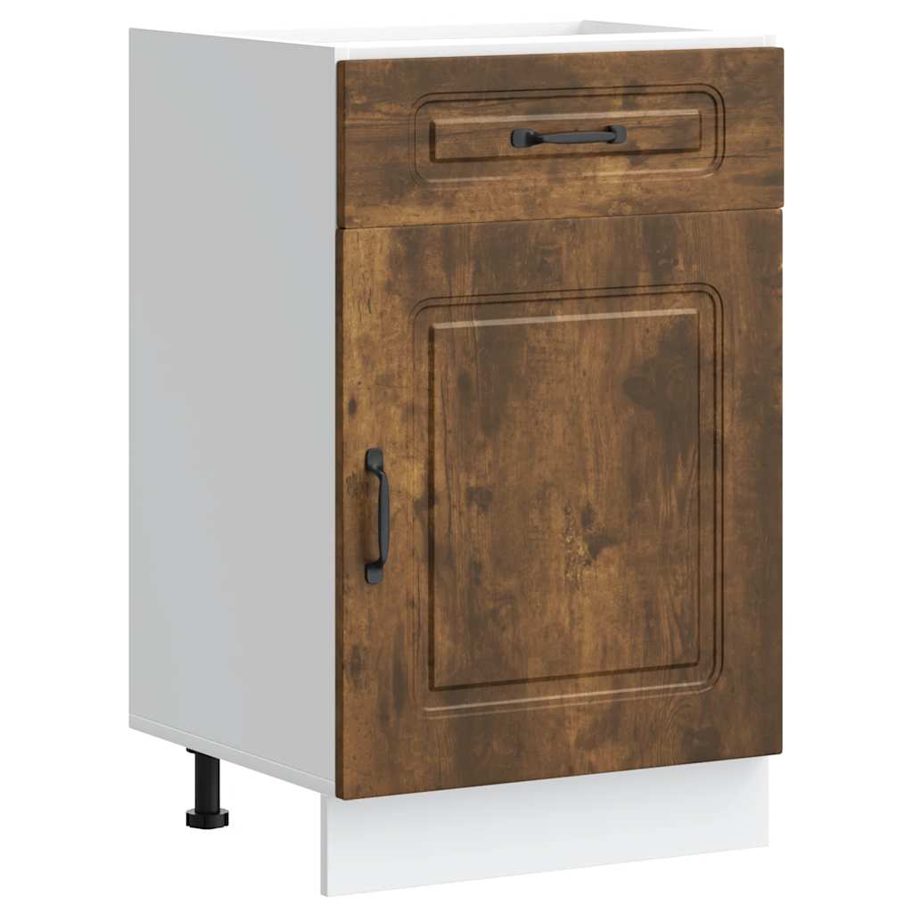 Küchenunterschrank Kalmar Räuchereiche Holzwerkstoff - Premium Küchenschränke - Just €118.45! Shop now at homesales4u