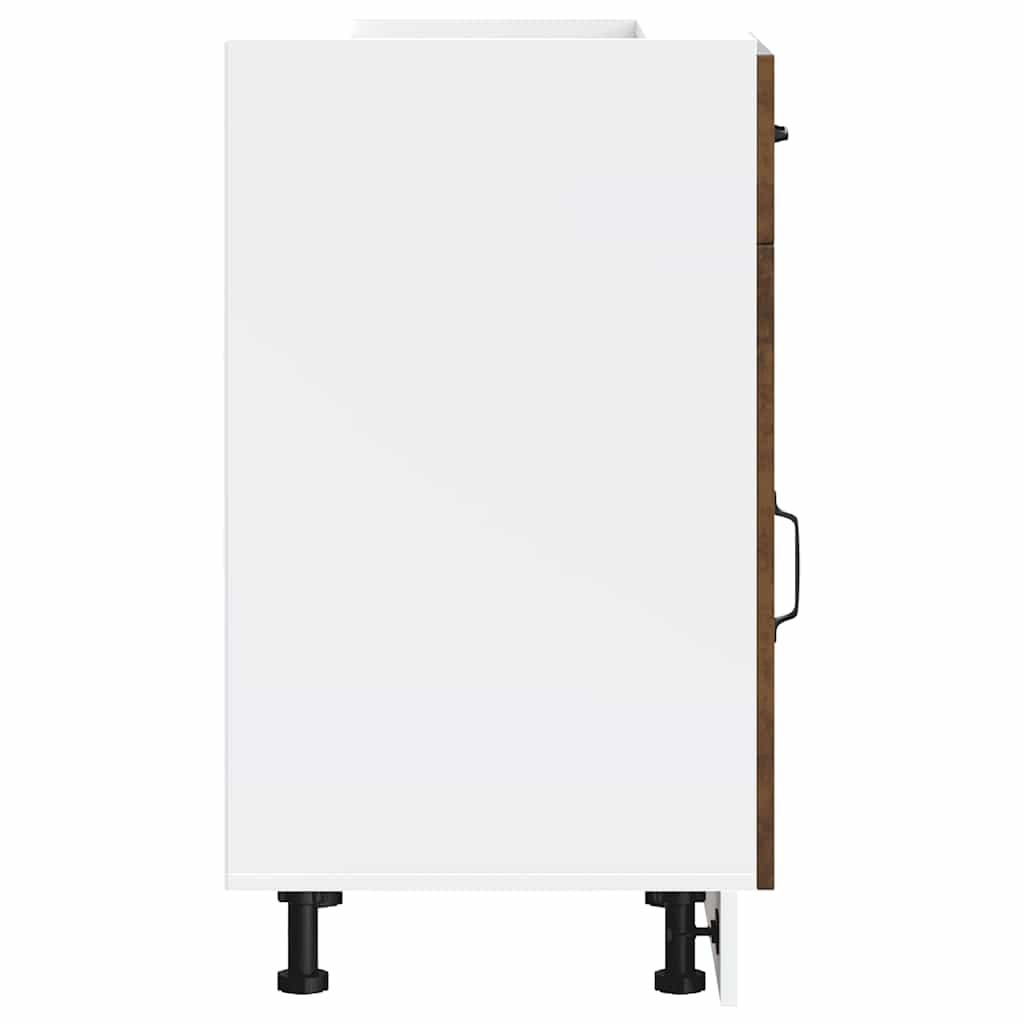 Küchenunterschrank Kalmar Räuchereiche Holzwerkstoff - Premium Küchenschränke - Just €118.45! Shop now at homesales4u