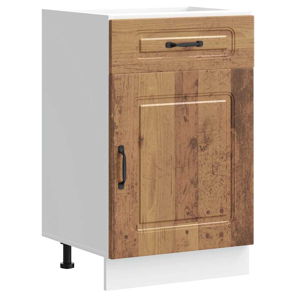 Küchenunterschrank Kalmar Altholz-Optik Holzwerkstoff - Premium Küchenschränke - Just €118.65! Shop now at homesales4u