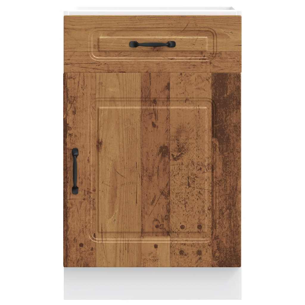 Küchenunterschrank Kalmar Altholz-Optik Holzwerkstoff - Premium Küchenschränke - Just €118.65! Shop now at homesales4u