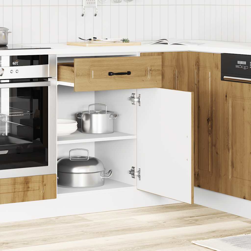 Küchenunterschrank Kalmar Artisan-Eiche Holzwerkstoff - Premium Küchenschränke - Just €123.10! Shop now at homesales4u