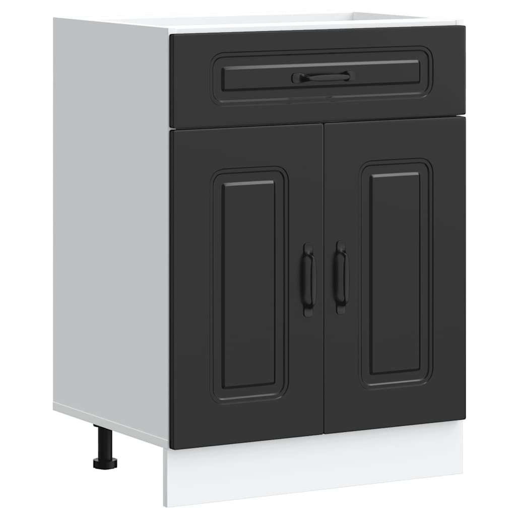 Küchenunterschrank Kalmar Schwarz Holzwerkstoff - Premium Küchenschränke - Just €109.44! Shop now at homesales4u
