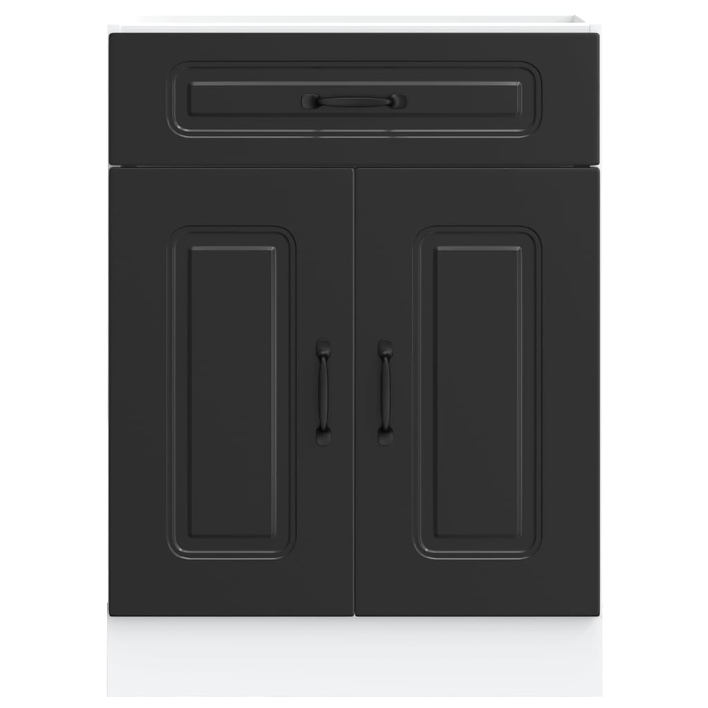 Küchenunterschrank Kalmar Schwarz Holzwerkstoff - Premium Küchenschränke - Just €109.44! Shop now at homesales4u