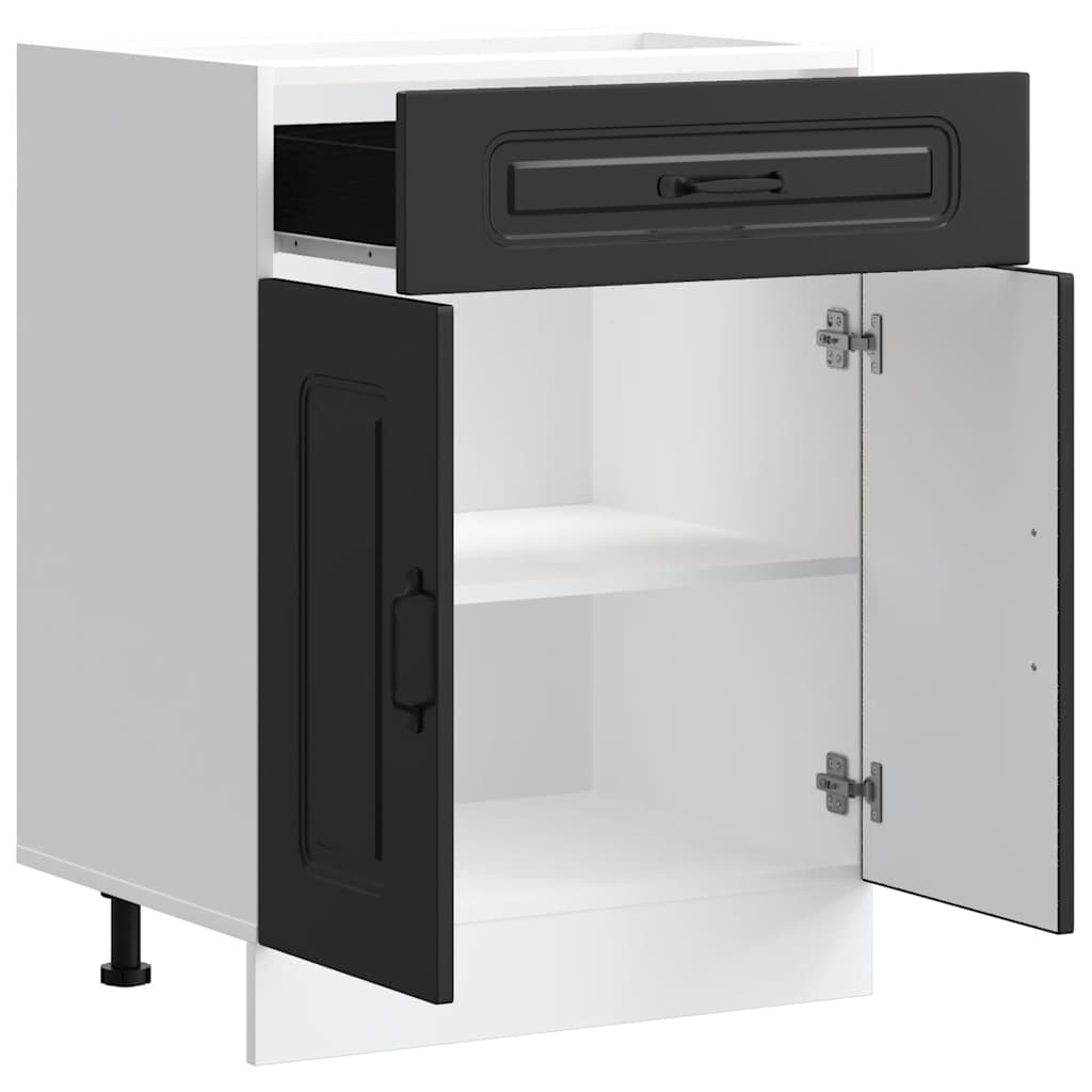 Küchenunterschrank Kalmar Schwarz Holzwerkstoff - Premium Küchenschränke - Just €109.44! Shop now at homesales4u