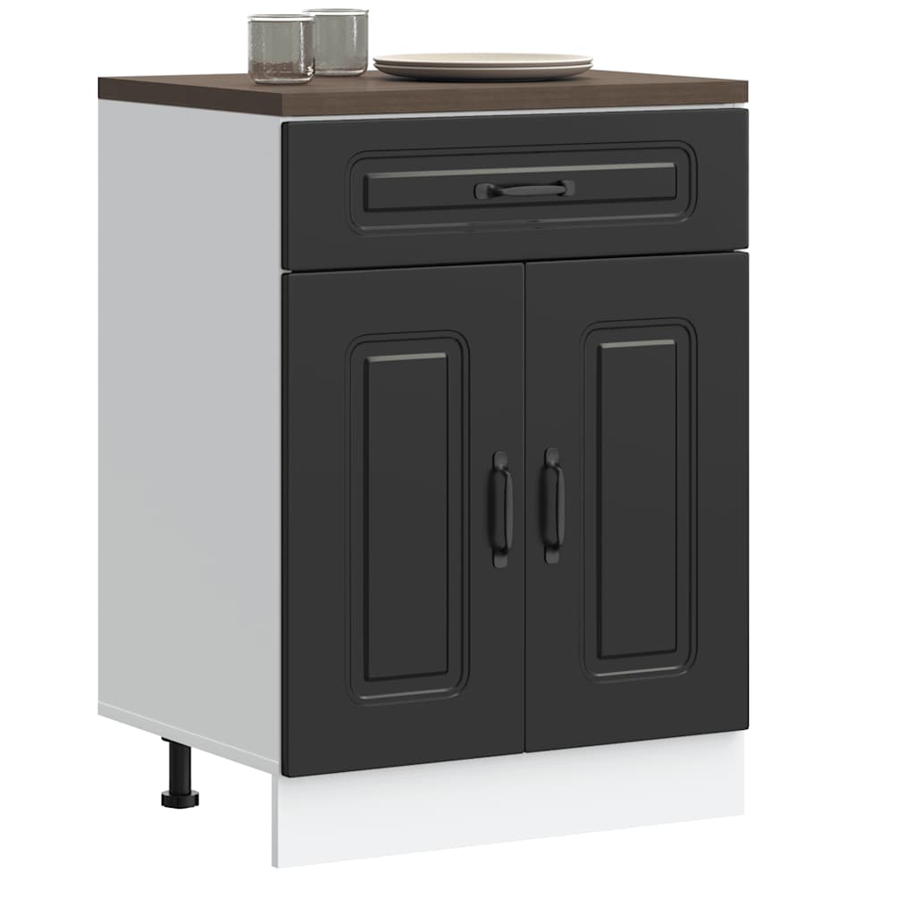 Küchenunterschrank Kalmar Schwarz Holzwerkstoff - Premium Küchenschränke - Just €109.44! Shop now at homesales4u
