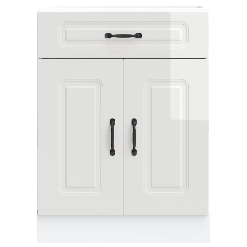 Küchenunterschrank Kalmar Hochglanz-Weiß Holzwerkstoff - Premium Küchenschränke - Just €118.74! Shop now at homesales4u