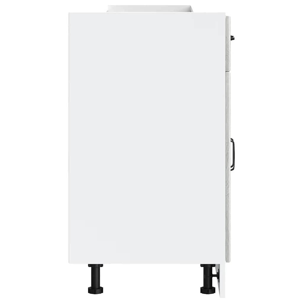 Küchenunterschrank Kalmar Grau Sonoma Holzwerkstoff - Premium Küchenschränke - Just €106.60! Shop now at homesales4u