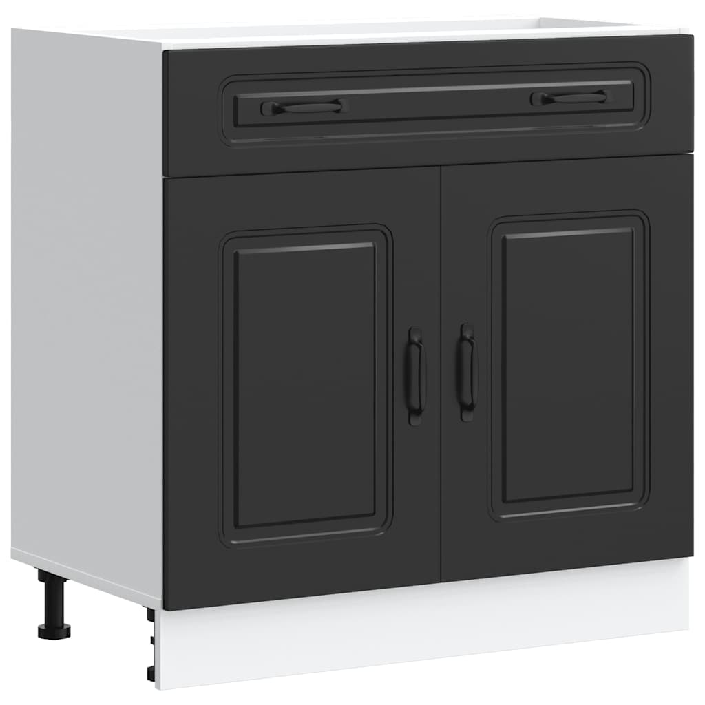Küchenunterschrank Kalmar Schwarz Holzwerkstoff - Premium Küchenschränke - Just €129.28! Shop now at homesales4u
