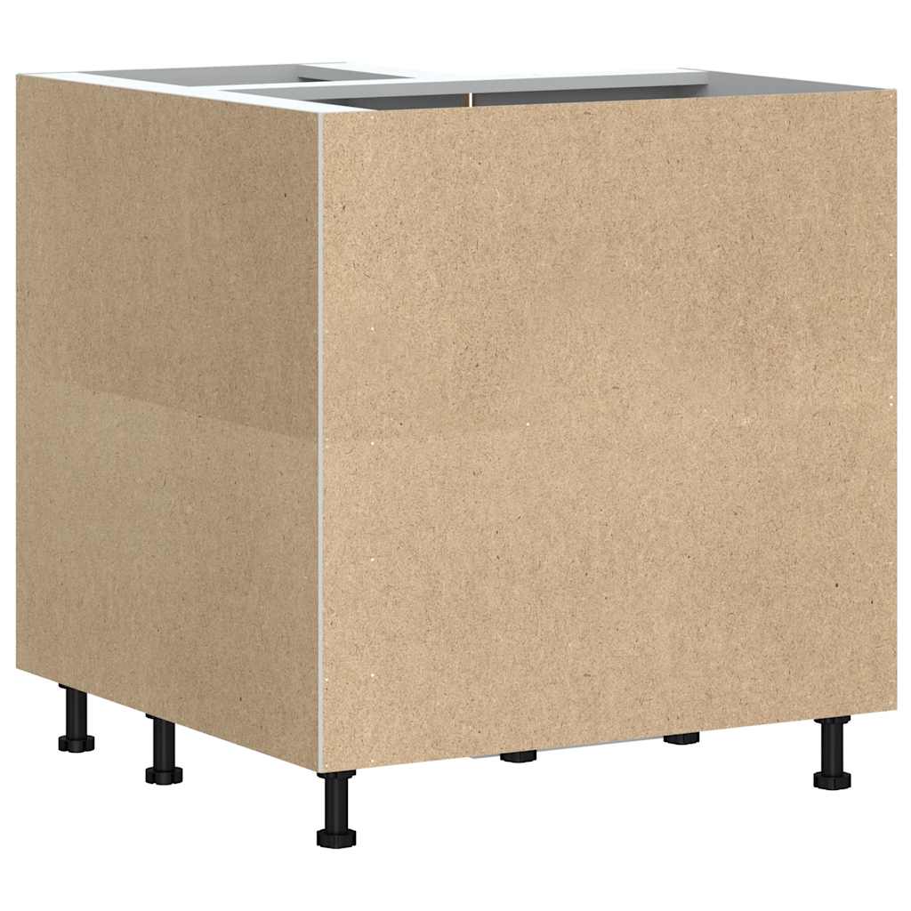 Küchen-Eckunterschrank Kalmar Hochglanz-Weiß Holzwerkstoff - Premium Küchenschränke - Just €140.75! Shop now at homesales4u