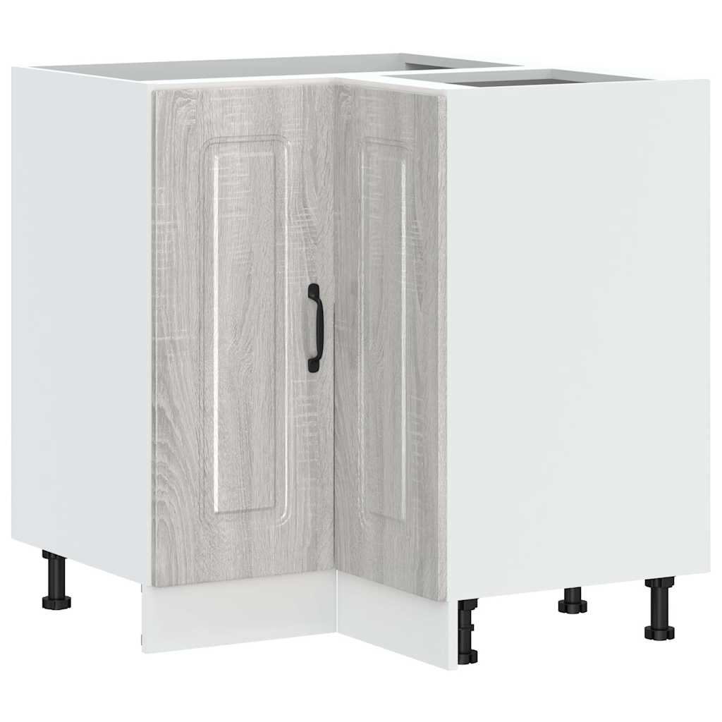 Küchen-Eckunterschrank Kalmar Grau Sonoma Holzwerkstoff - Premium Küchenschränke - Just €120.33! Shop now at homesales4u