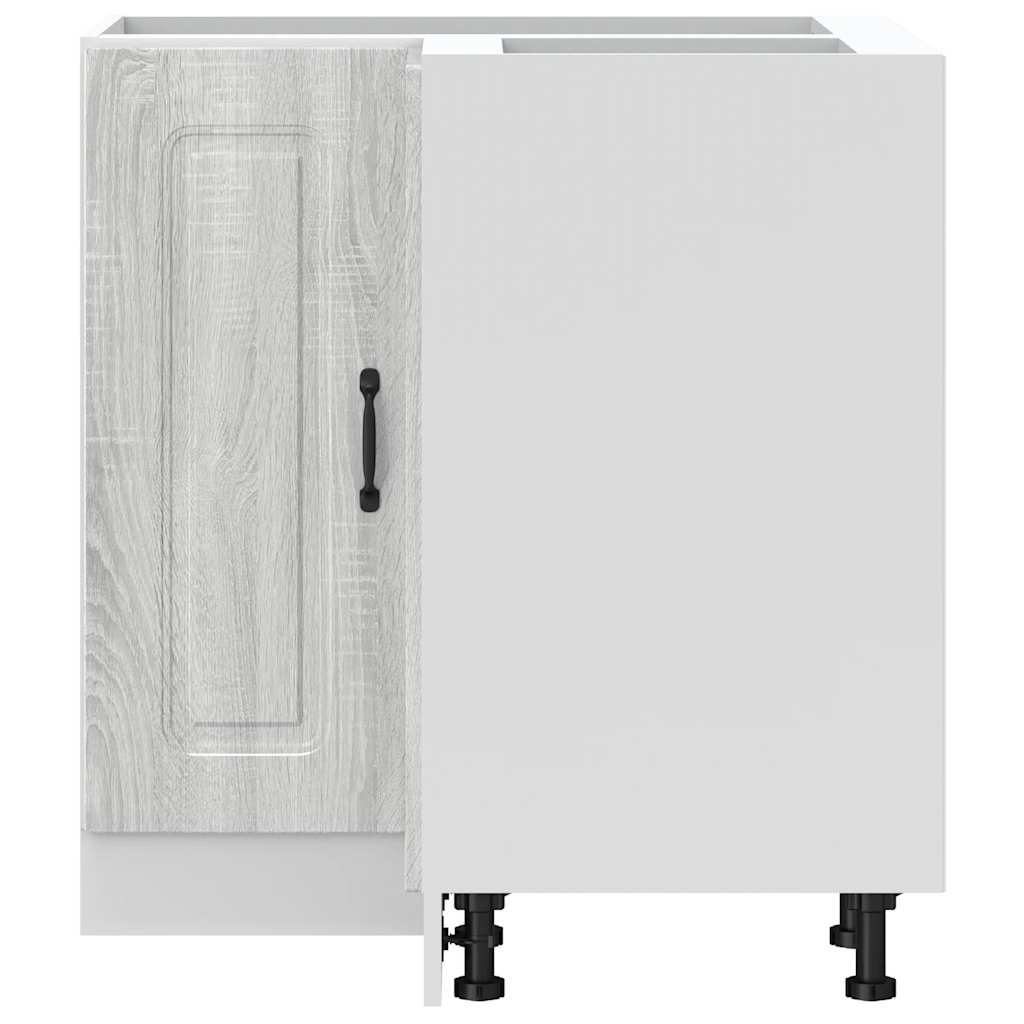 Küchen-Eckunterschrank Kalmar Grau Sonoma Holzwerkstoff - Premium Küchenschränke - Just €120.33! Shop now at homesales4u