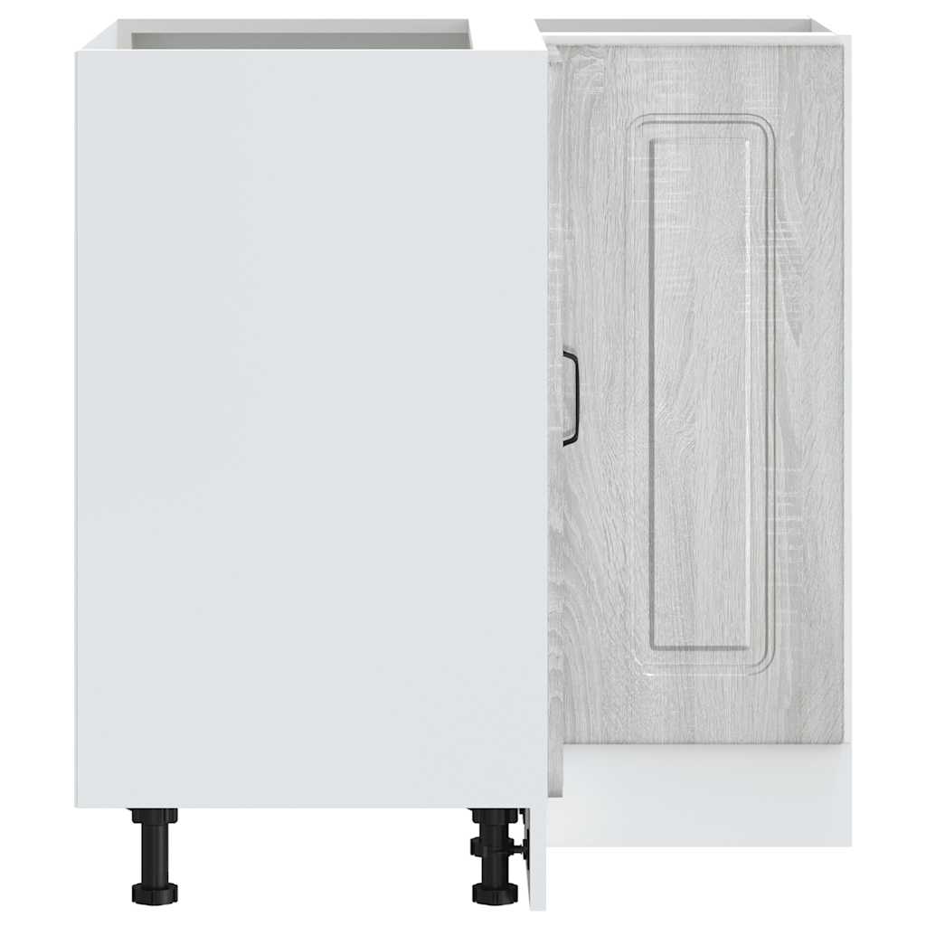 Küchen-Eckunterschrank Kalmar Grau Sonoma Holzwerkstoff - Premium Küchenschränke - Just €120.33! Shop now at homesales4u