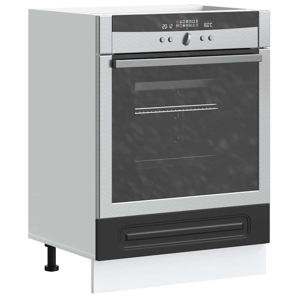 Herdumbauschrank Kalmar Schwarz Holzwerkstoff - Premium Küchenschränke - Just €74.90! Shop now at homesales4u