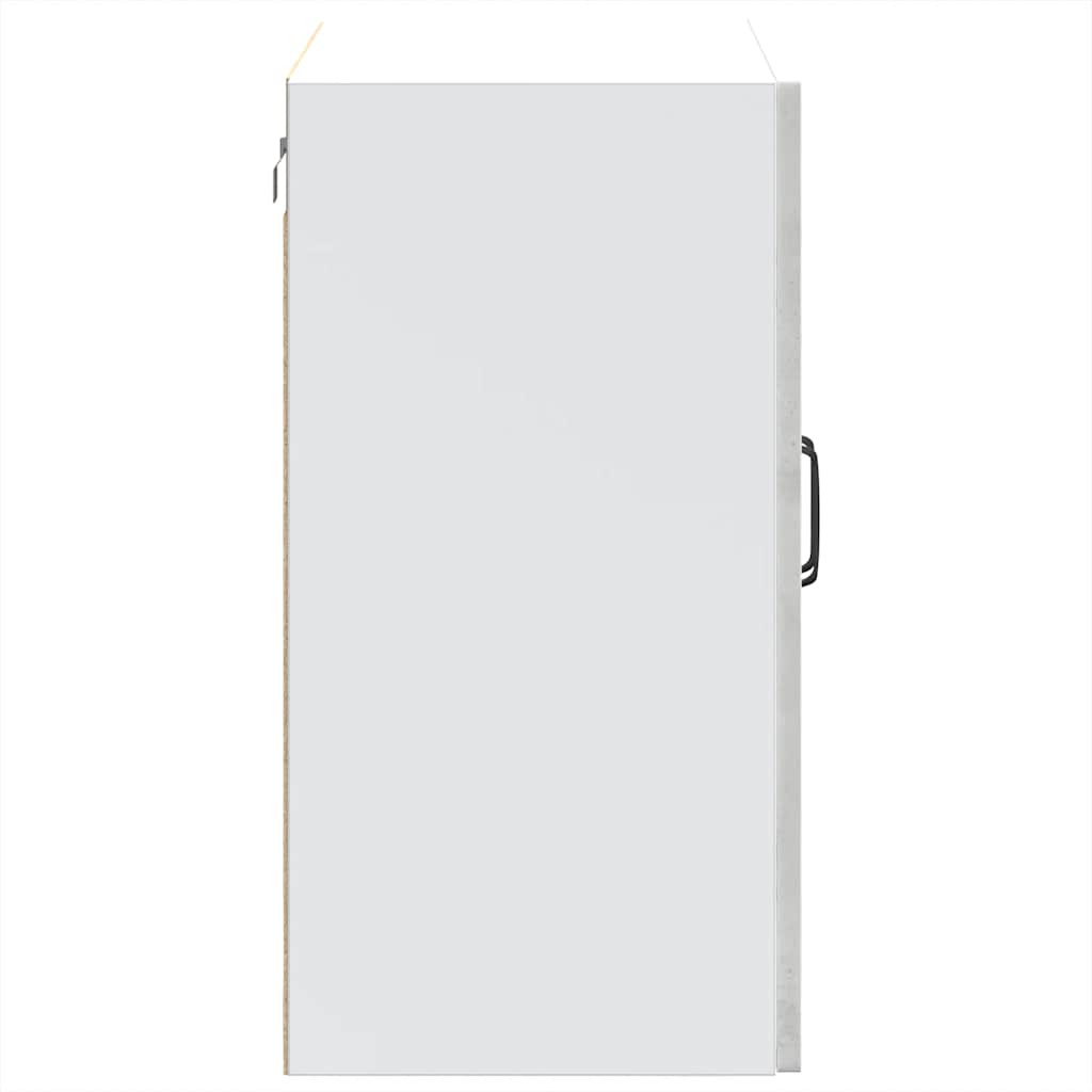 Küchen-Hängeschrank mit Glastür Kalmar Betongrau Holzwerkstoff - Premium Küchenschränke - Just €107.12! Shop now at homesales4u