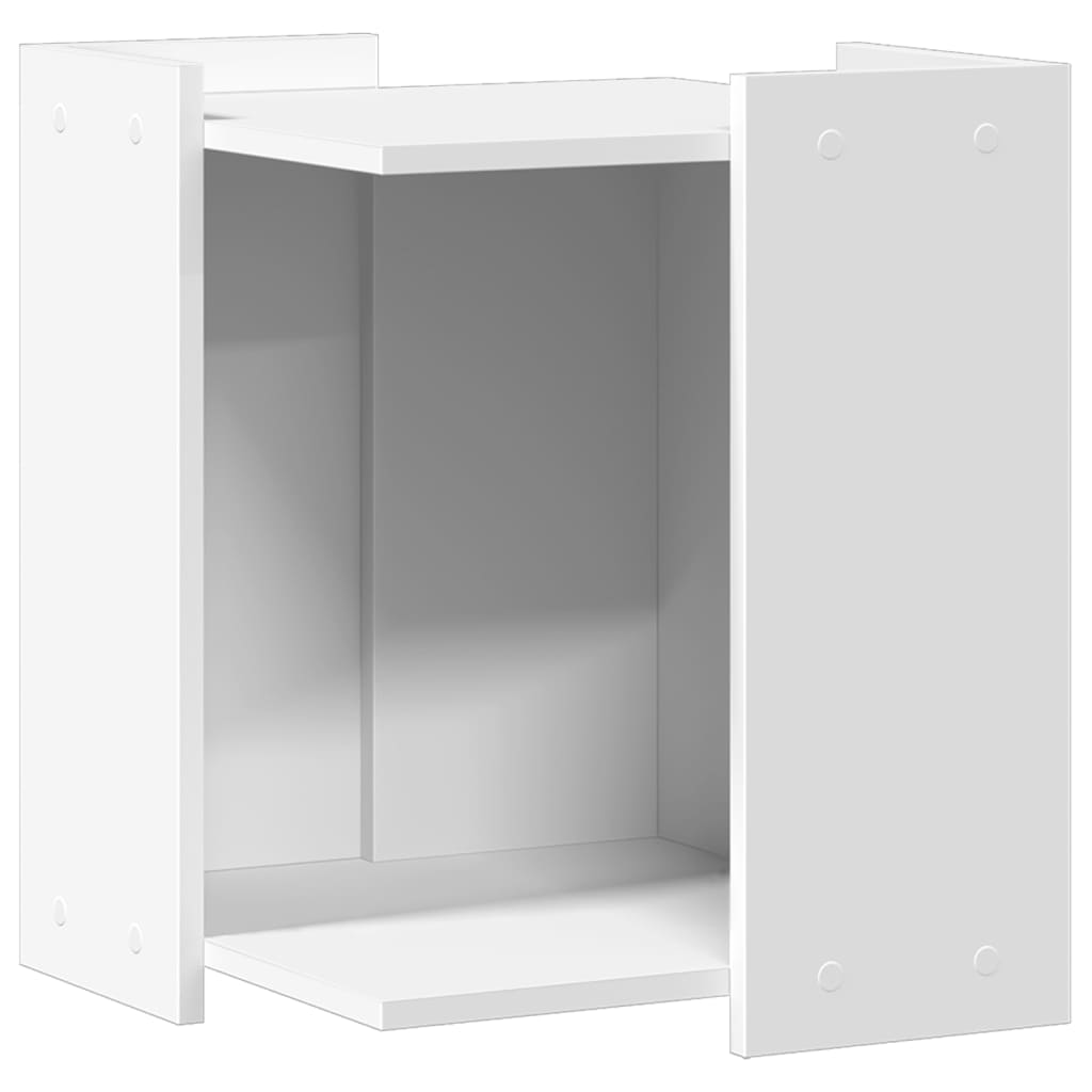Katzenklo Weiß 42x42x51 cm Holzwerkstoff - Premium Kratzbäume - Just €48.50! Shop now at homesales4u