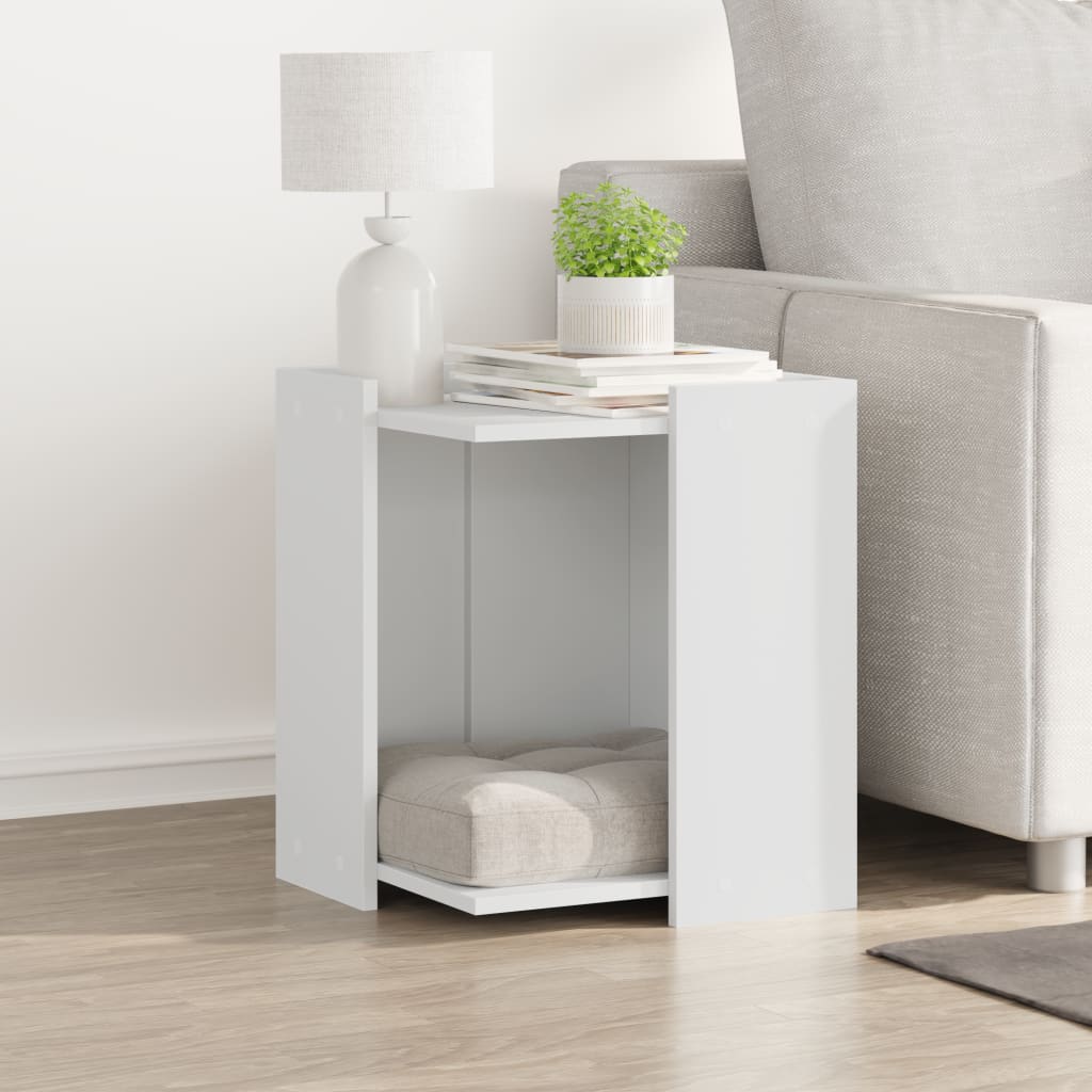 Katzenklo Weiß 42x42x51 cm Holzwerkstoff - Premium Kratzbäume - Just €48.50! Shop now at homesales4u