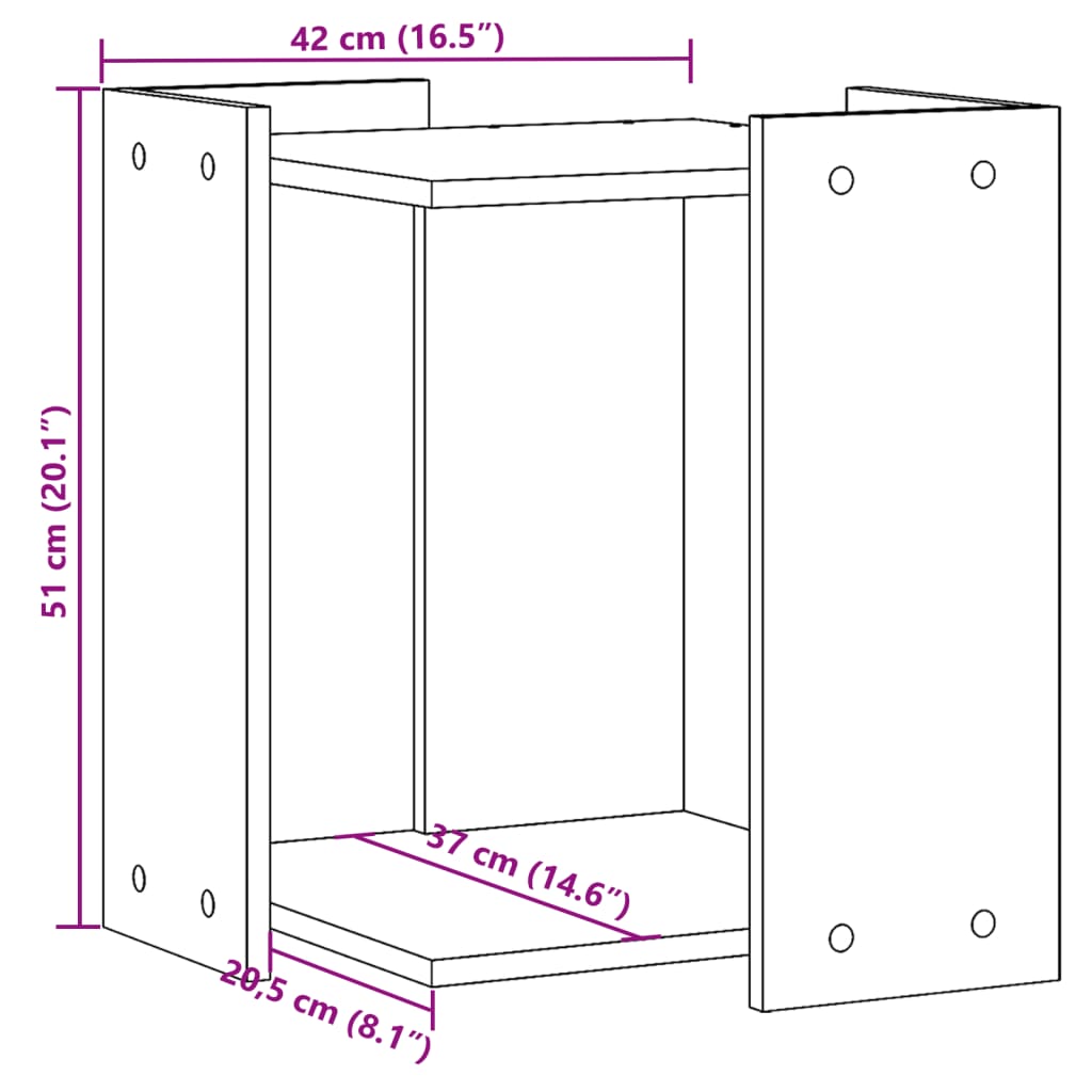 Katzenklo Weiß 42x42x51 cm Holzwerkstoff - Premium Kratzbäume - Just €48.50! Shop now at homesales4u