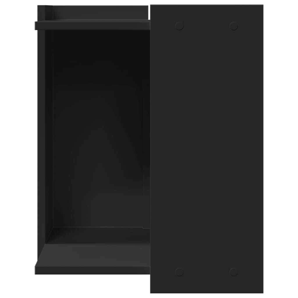 Katzenklo Schwarz 42x42x51 cm Holzwerkstoff - Premium Kratzbäume - Just €50.12! Shop now at homesales4u