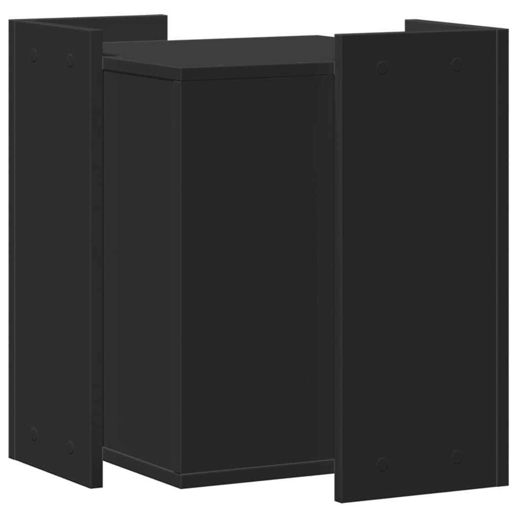 Katzenklo Schwarz 42x42x51 cm Holzwerkstoff - Premium Kratzbäume - Just €50.12! Shop now at homesales4u