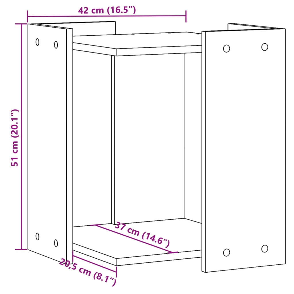 Katzenklo Schwarz 42x42x51 cm Holzwerkstoff - Premium Kratzbäume - Just €50.12! Shop now at homesales4u