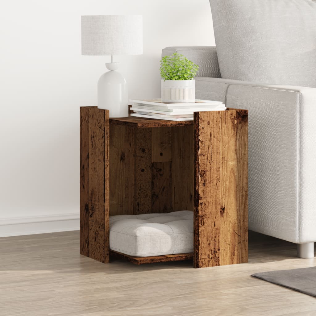 Katzenklo Altholz-Optik 42x42x51 cm Holzwerkstoff - Premium Kratzbäume - Just €55.25! Shop now at homesales4u