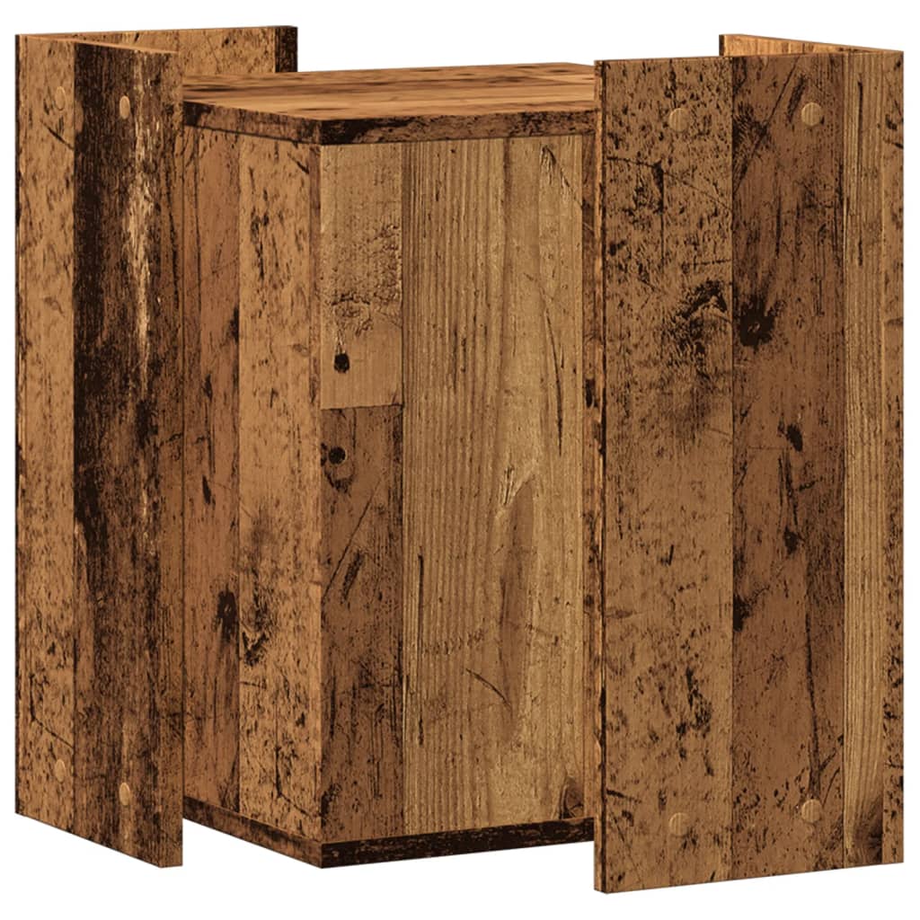 Katzenklo Altholz-Optik 42x42x51 cm Holzwerkstoff - Premium Kratzbäume - Just €55.25! Shop now at homesales4u