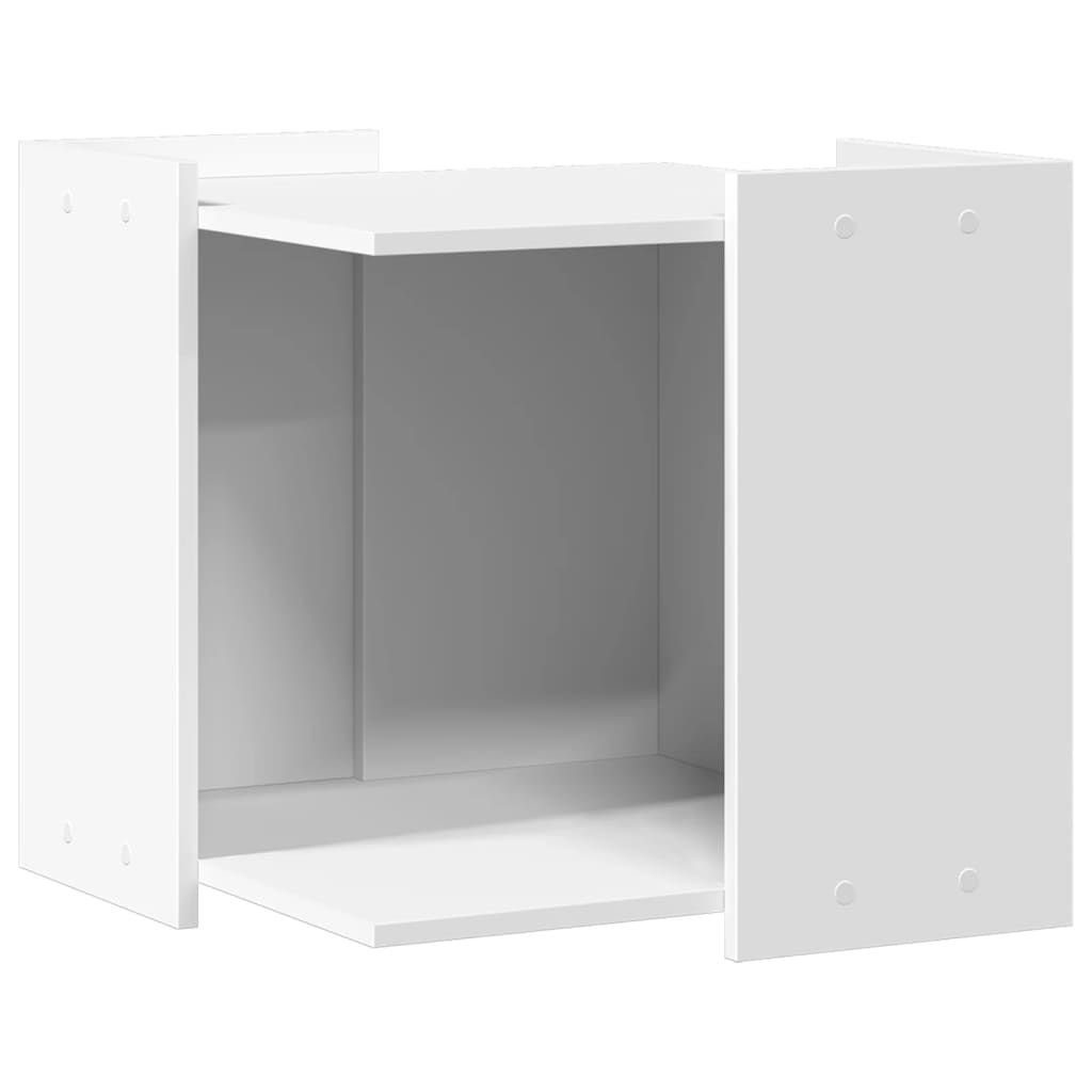 Katzenklo Weiß 53x53x51 cm Holzwerkstoff - Premium Kratzbäume - Just €65.23! Shop now at homesales4u