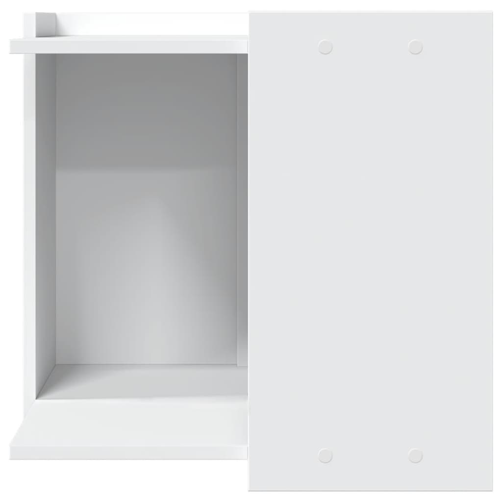 Katzenklo Weiß 53x53x51 cm Holzwerkstoff - Premium Kratzbäume - Just €65.23! Shop now at homesales4u