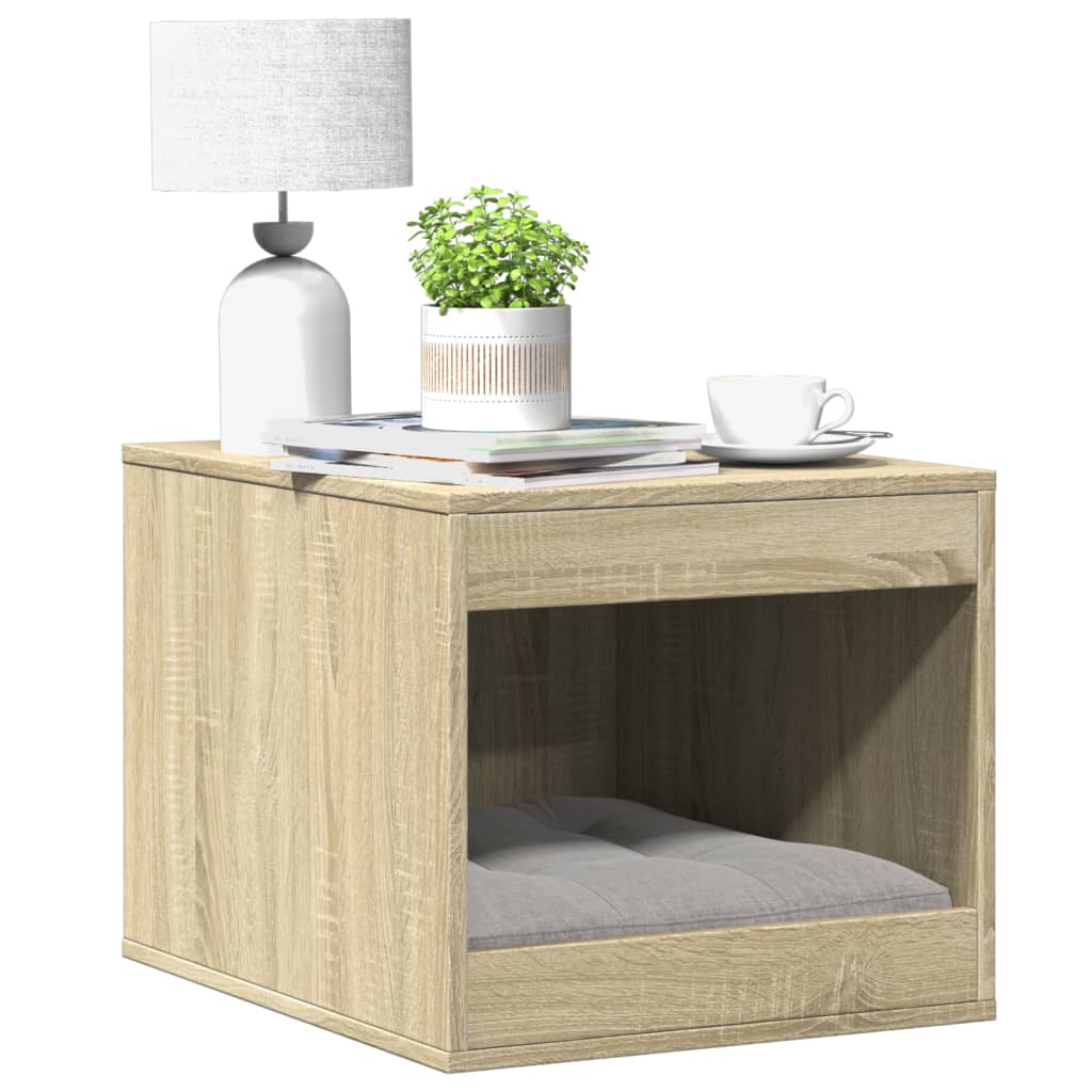 Katzenklo Sonoma Eiche 47x59x42 cm Holzwerkstoff - Premium Kratzbäume - Just €57.49! Shop now at homesales4u