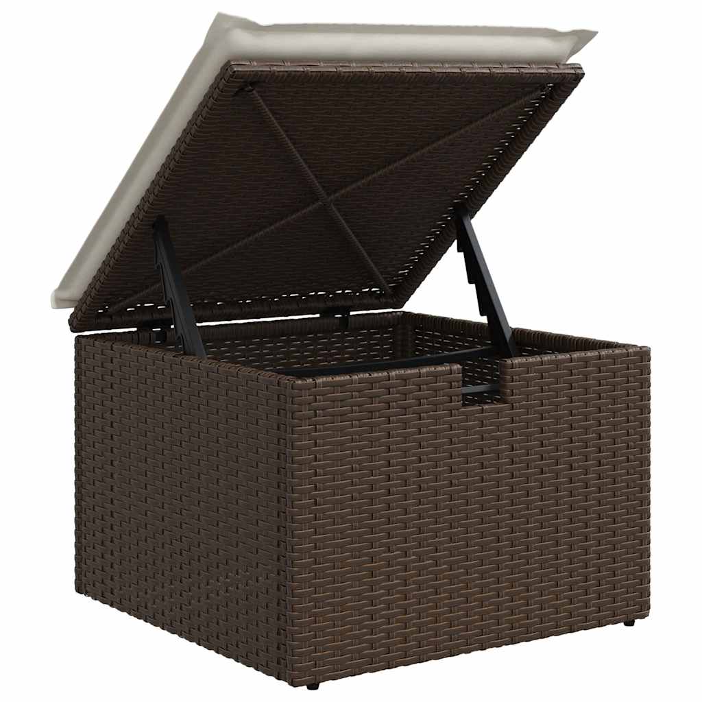 5-tlg. Garten-Sofagarnitur mit Kissen Braun Poly Rattan - Premium Gartenmöbel-Sets - Just €455.21! Shop now at homesales4u
