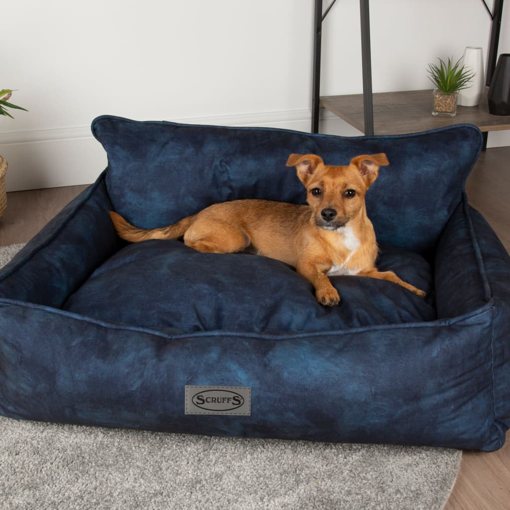 Hundebett Kensington Größe M 60x50 cm Marineblau - Premium Hundebetten - Just €71.91! Shop now at homesales4u