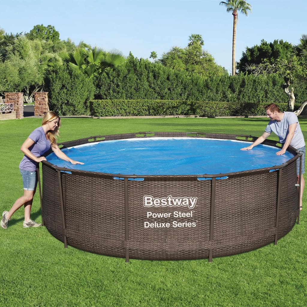 Solar-Poolabdeckung Flowclear 356 cm - Premium Poolabdeckungen & -unterlagen - Just €51.95! Shop now at homesales4u