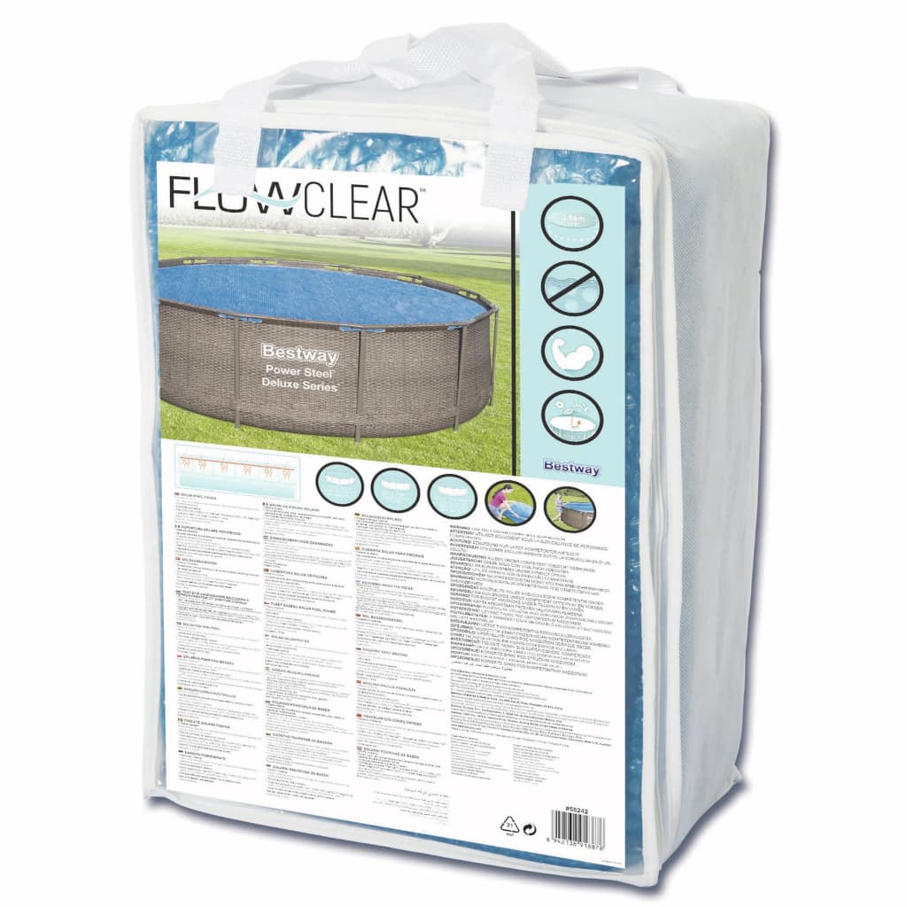 Solar-Poolabdeckung Flowclear 356 cm - Premium Poolabdeckungen & -unterlagen - Just €51.95! Shop now at homesales4u