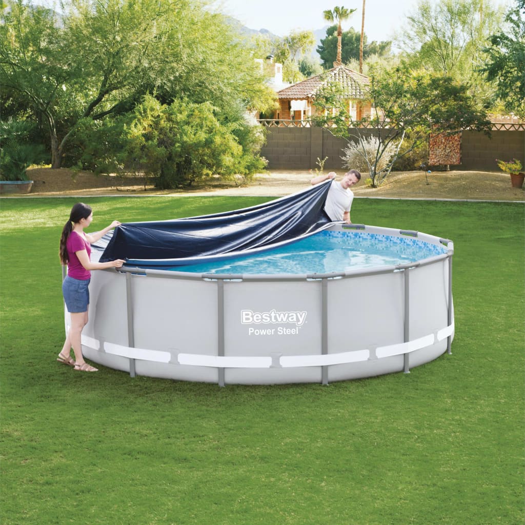 Poolabdeckung Flowclear 427 cm - Premium Poolabdeckungen & -unterlagen - Just €47.71! Shop now at homesales4u