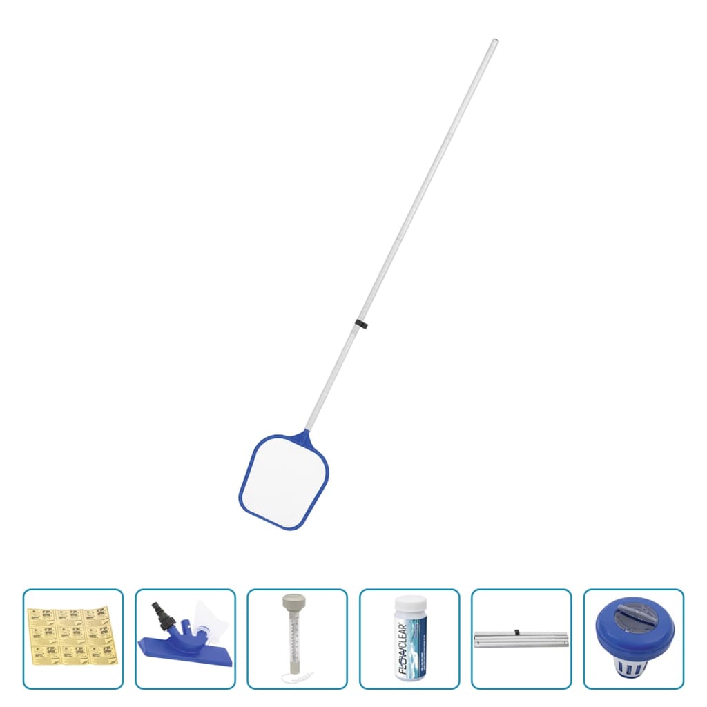 Flowclear Reinigungs-Set für oberirdische Pools - Premium Wartungssets für Pools & Whirlpools - Just €75.04! Shop now at homesales4u