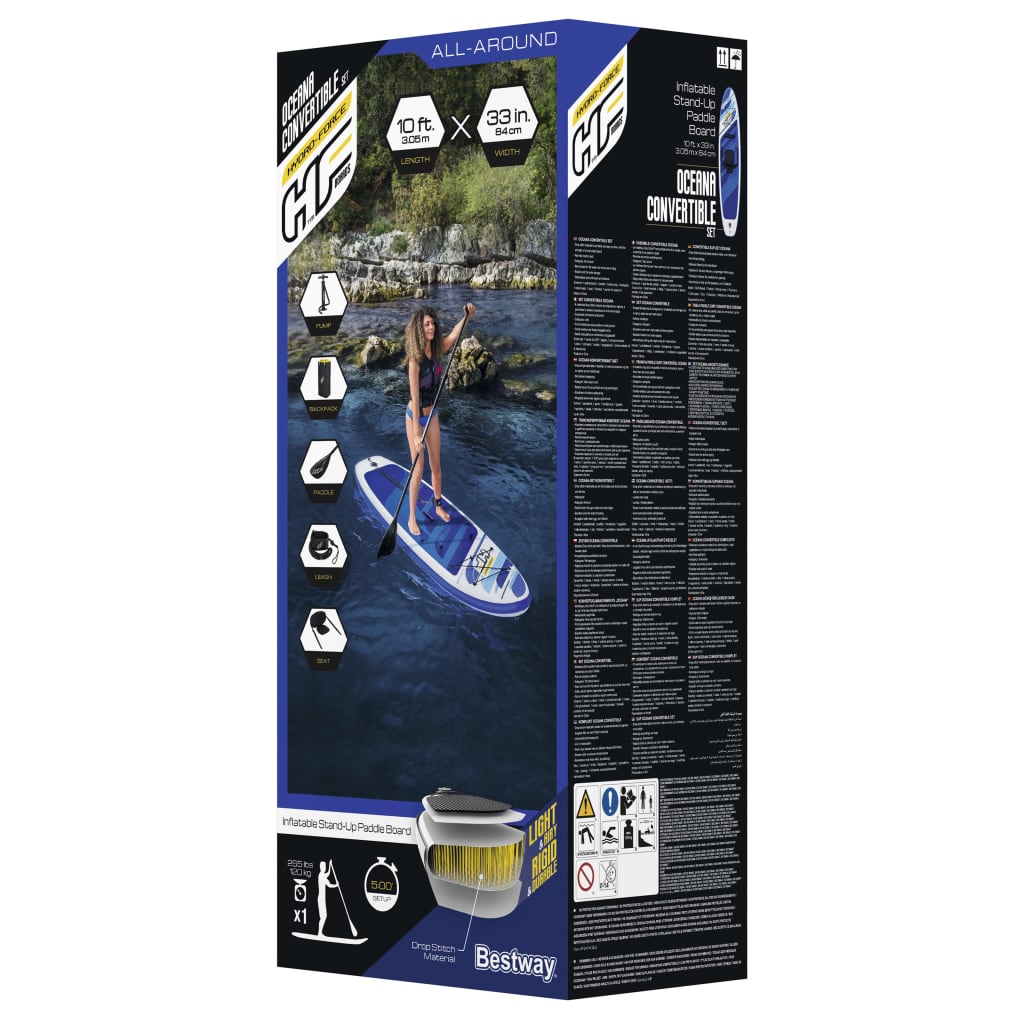 Hydro-Force Oceana Aufblasbares SUP Stand-Up-Paddelbrett - Premium Paddelboards - Just €431.25! Shop now at homesales4u