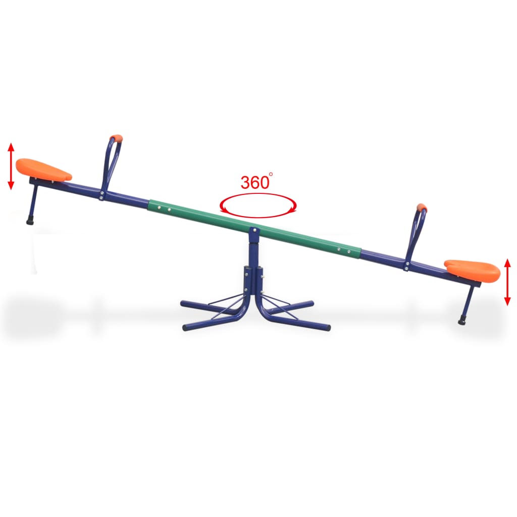 360-Grad Drehwippe Orange - Premium Wippen - Just €91.99! Shop now at homesales4u