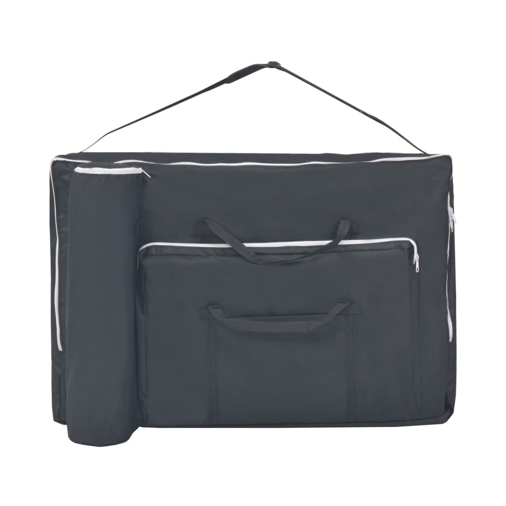 Massageliege 3 Zonen Tragbar 10 cm Polsterung Schwarz - Premium Massagetische - Just €275.29! Shop now at homesales4u
