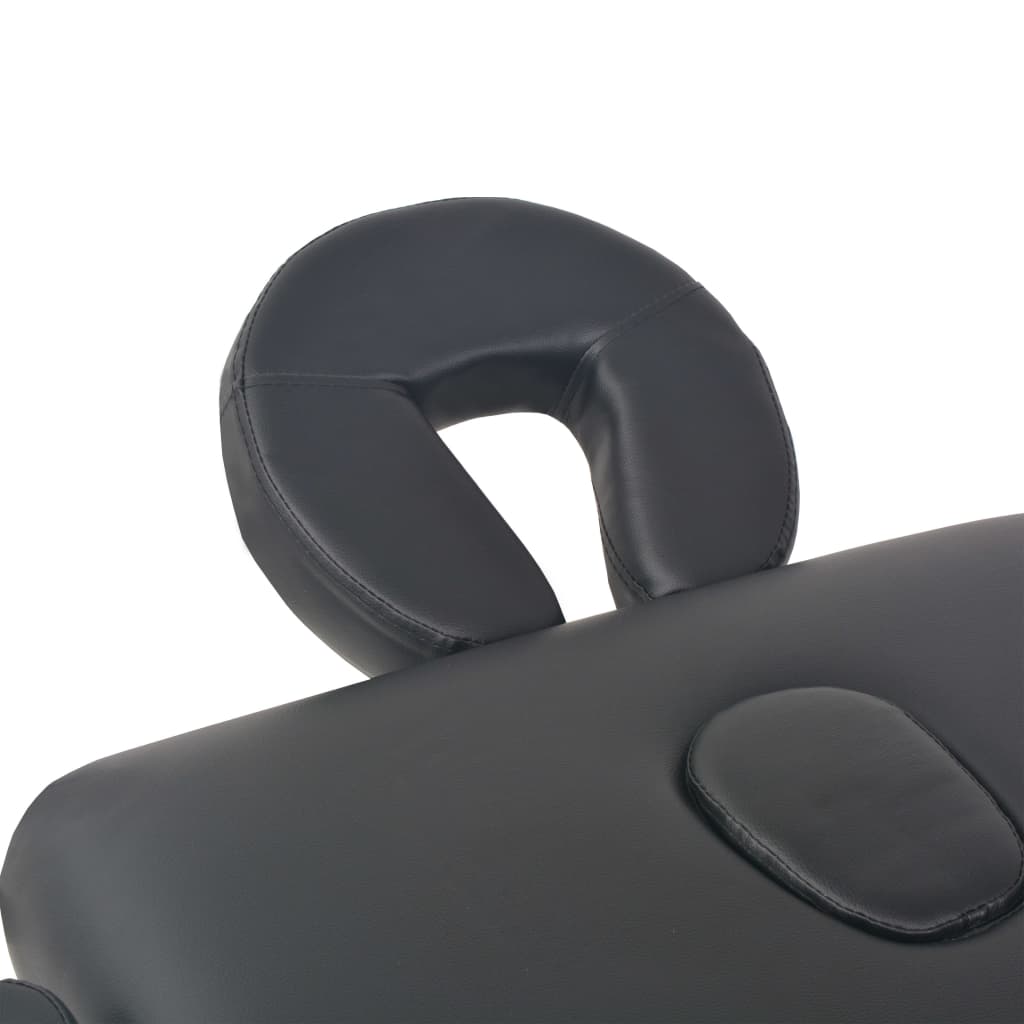 Massageliege 3 Zonen Tragbar 10 cm Polsterung Schwarz - Premium Massagetische - Just €275.29! Shop now at homesales4u