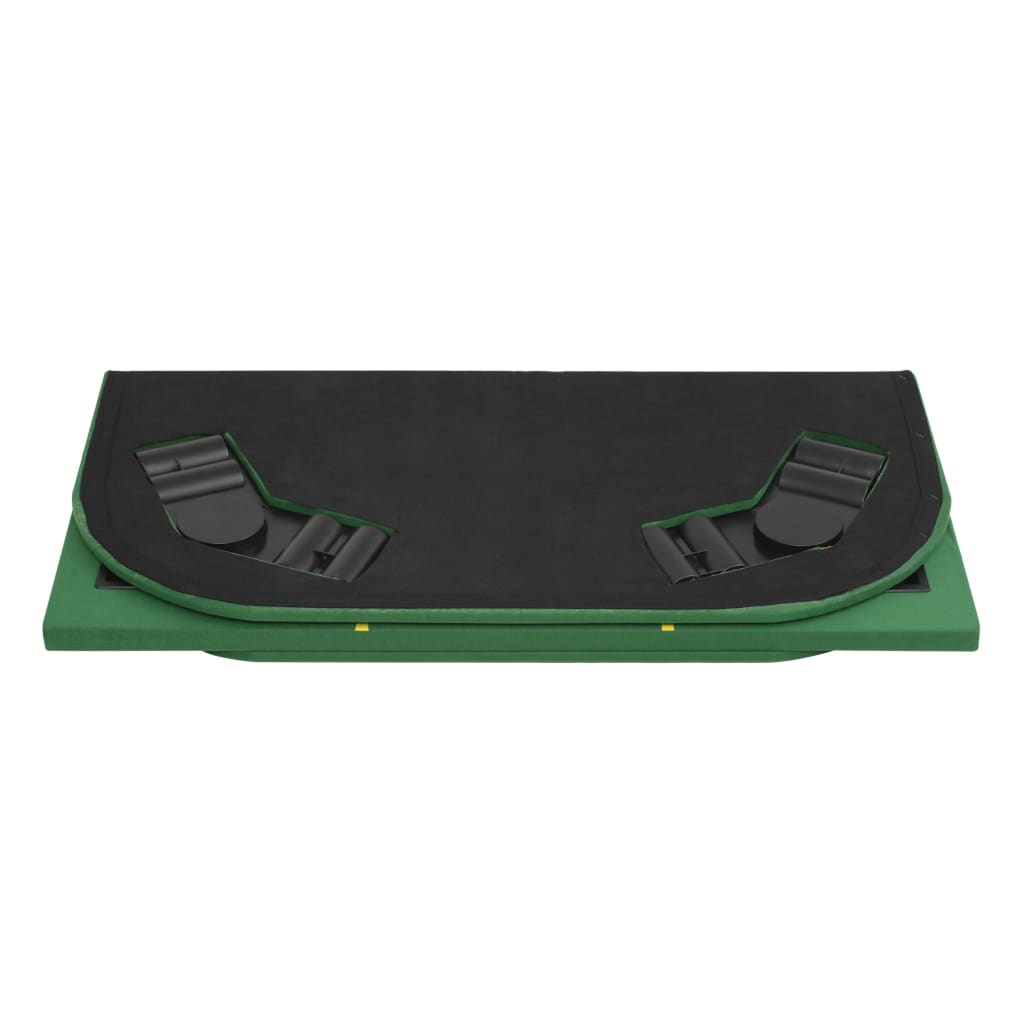 8-Spieler Poker Tischauflage Faltbar 4-fach Rechteckig Grün - Premium Poker- & Spieltische - Just €111! Shop now at homesales4u