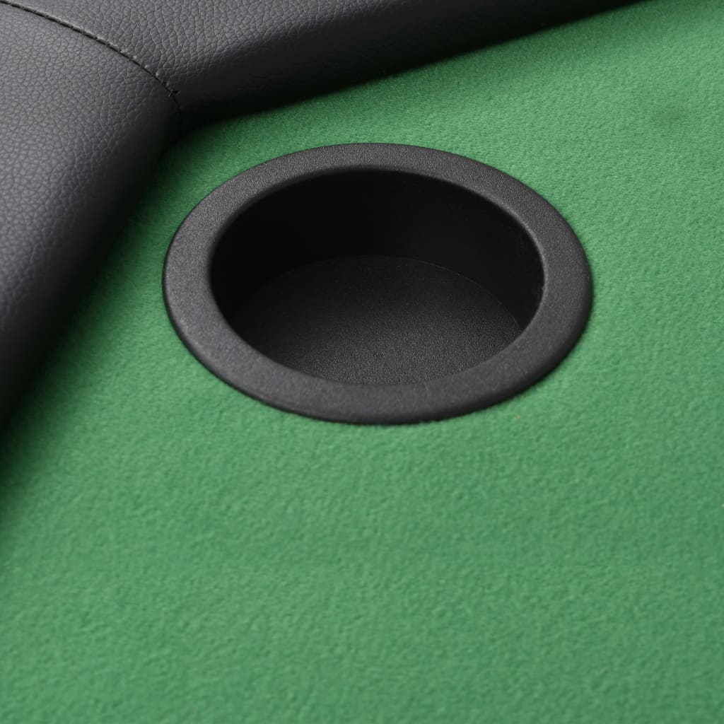 8-Spieler Poker Klapptisch 2-fach Zuklappbar Achteckig Grün - Premium Poker- & Spieltische - Just €159.05! Shop now at homesales4u