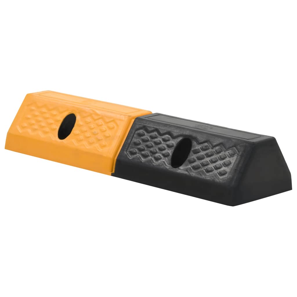 Parkschwellen 2 Stück Gummi 49 x 15 x 9 cm - Premium Parkplatzschilder - Just €62.70! Shop now at homesales4u