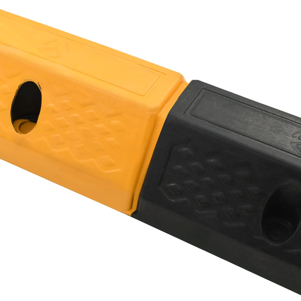 Parkschwellen 2 Stück Gummi 49 x 15 x 9 cm - Premium Parkplatzschilder - Just €62.70! Shop now at homesales4u
