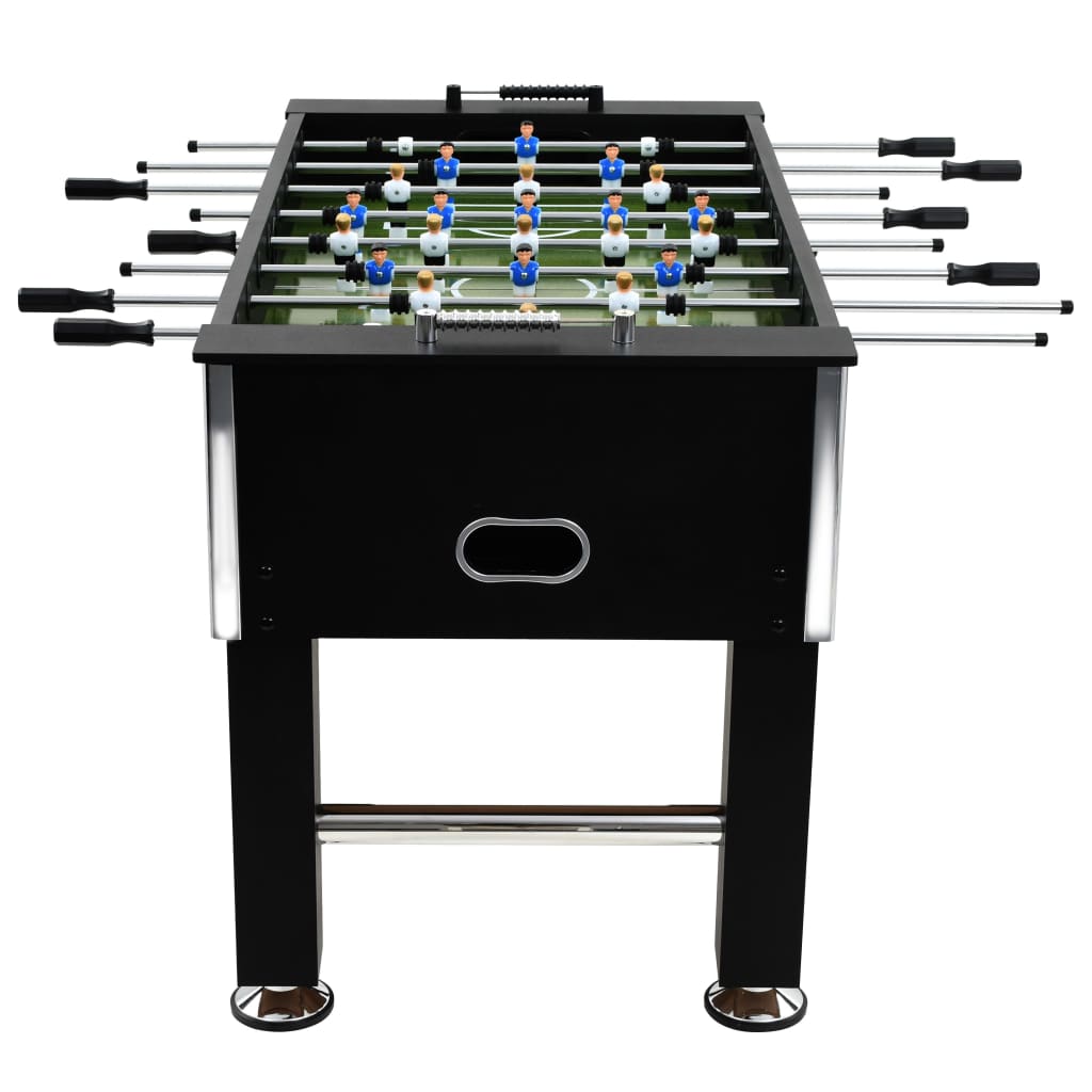 Kickertisch Stahl 60 kg 140 x 74,5 x 87,5 cm Schwarz - Premium Tischfußball-Tische - Just €487.55! Shop now at homesales4u