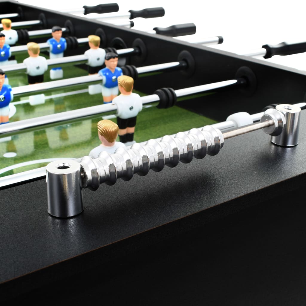 Kickertisch Stahl 60 kg 140 x 74,5 x 87,5 cm Schwarz - Premium Tischfußball-Tische - Just €487.55! Shop now at homesales4u