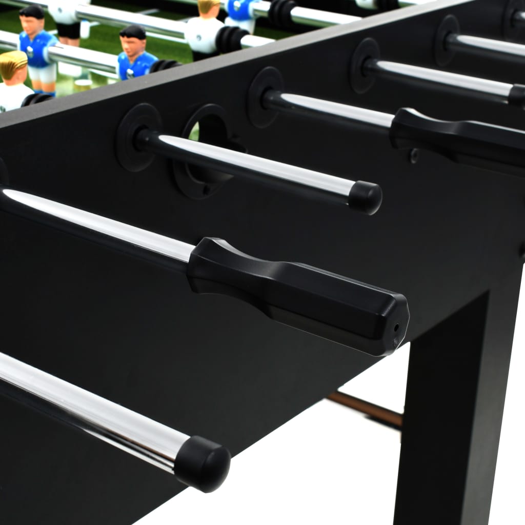 Kickertisch Stahl 60 kg 140 x 74,5 x 87,5 cm Schwarz - Premium Tischfußball-Tische - Just €487.55! Shop now at homesales4u