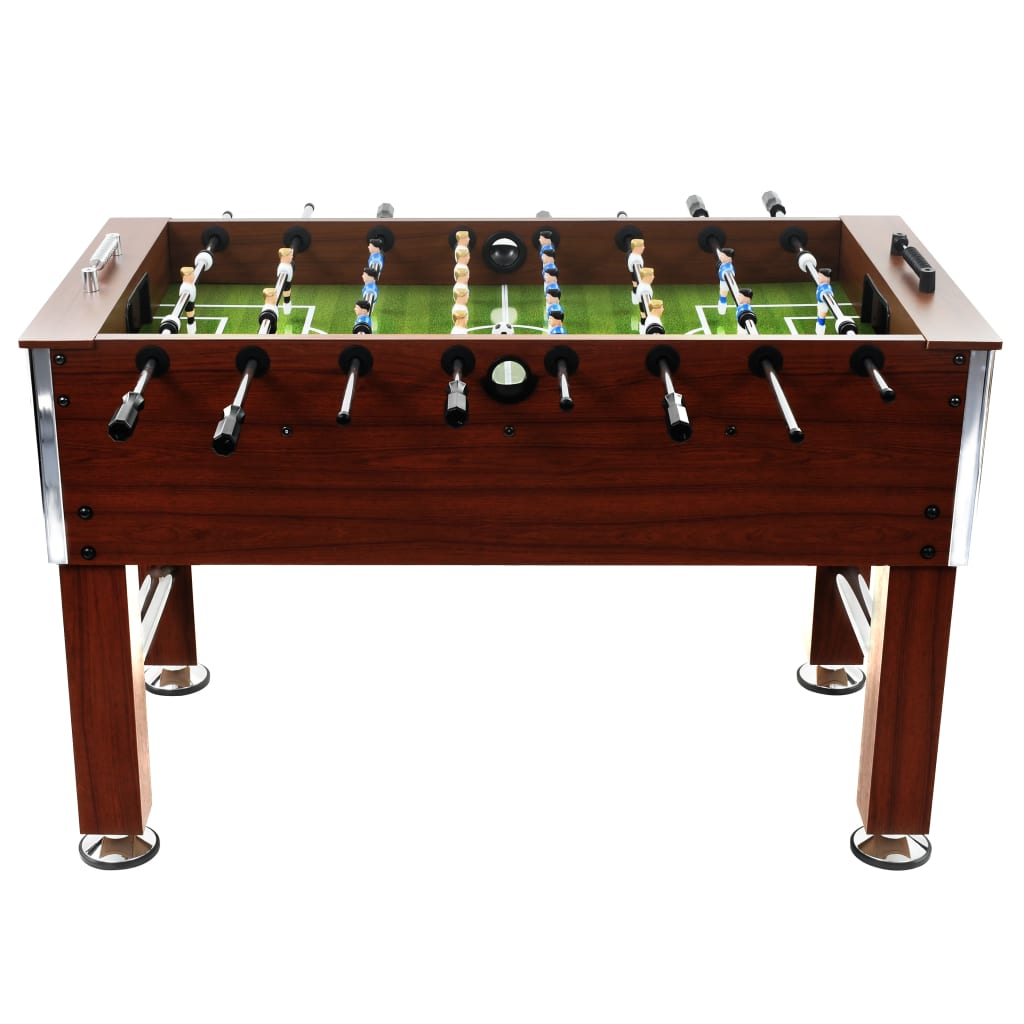 Kickertisch Stahl 60 kg 140 x 74,5 x 87,5 cm Braun - Premium Tischfußball-Tische - Just €473.69! Shop now at homesales4u